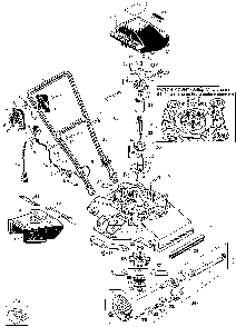 Exploded Diagram A Diagram and Parts List for M2240 Type 2 Black and Decker Lawn Mower